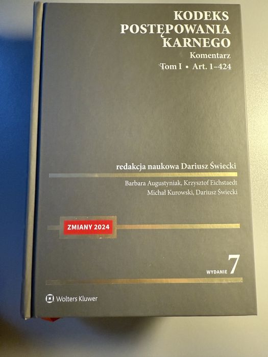 Komentarz Kodeks Postępowania Karnego, Dariusz Świecki