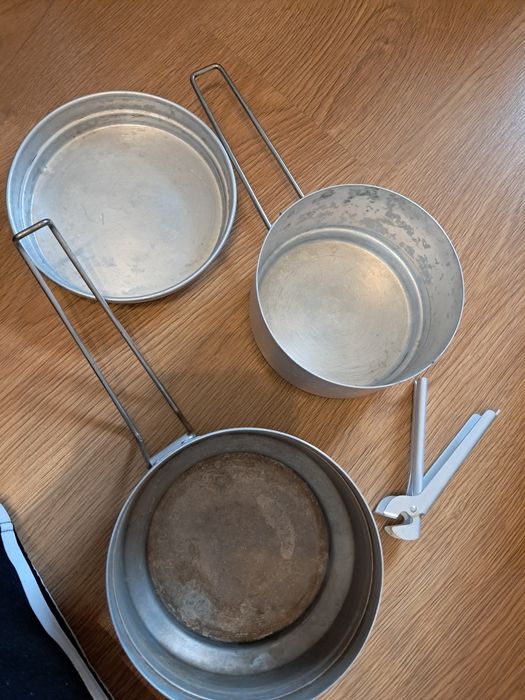 Komplet menażek aluminium