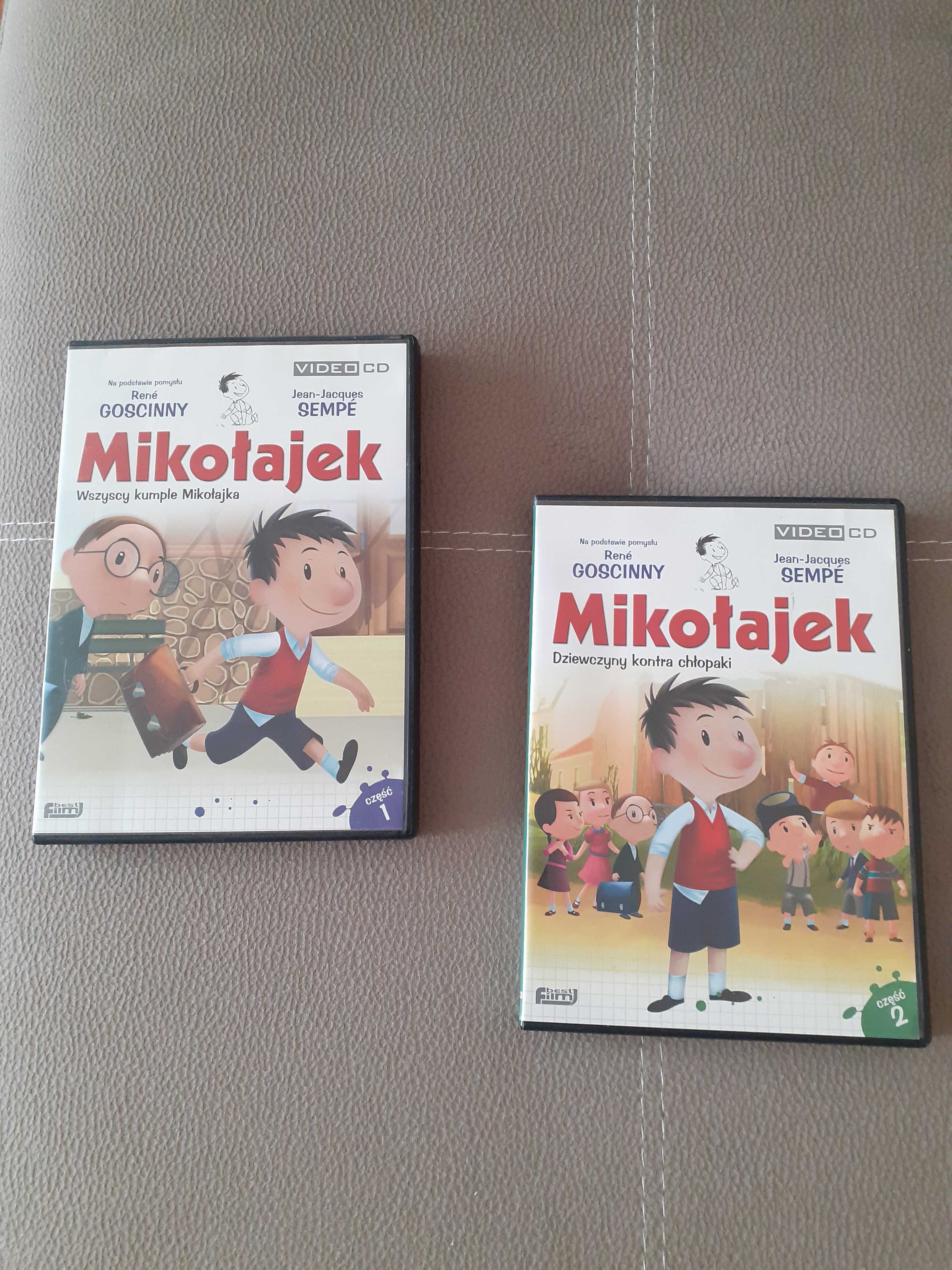 Przygody Mikołajka - 3 książki + 2filmy CD gratis