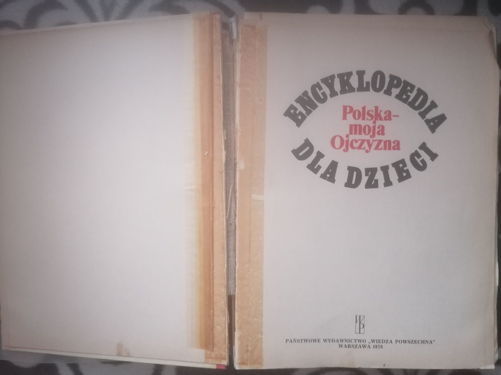 Stara książka Encyklopedia dla dzieci Polska-moja Ojczyzna 1978r.