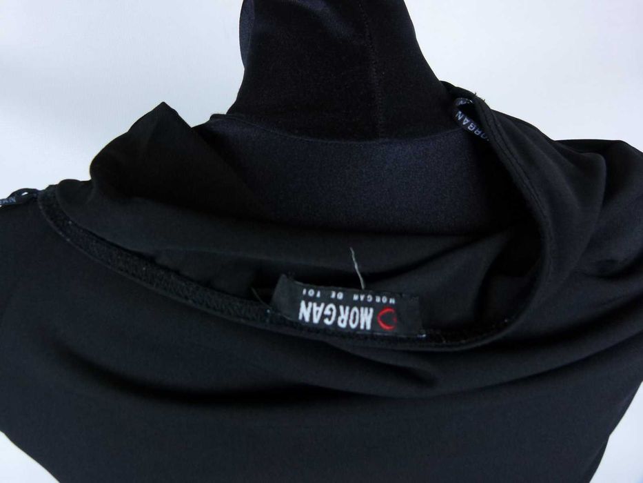 Morgan sukienka mini mała czarna na biust zip / M