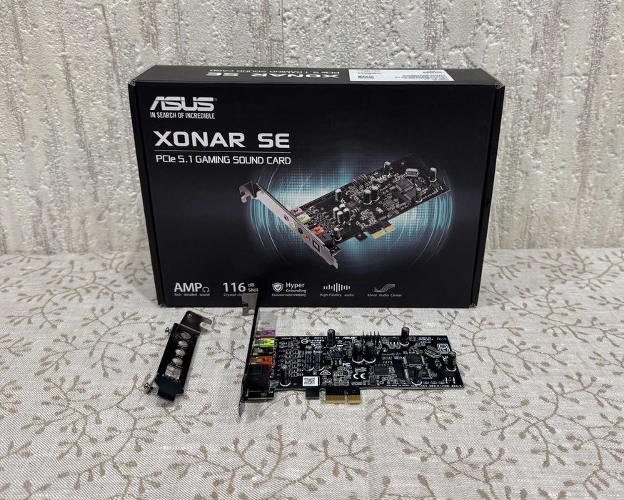 Звукова карта внутрішня ASUS Xonar SE 5.1 24/192 - 2 роки гарантії