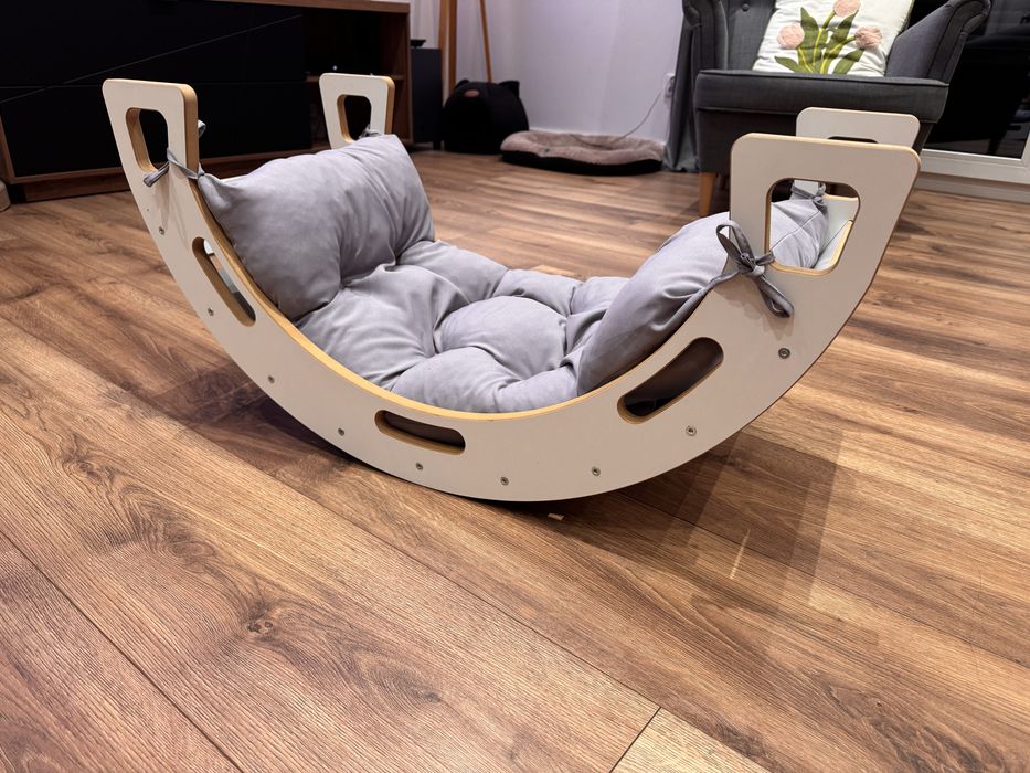 Bujak montessori, zjeżdżalnia, ścianka i poducha!