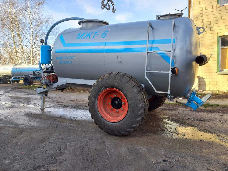 В наявності! Бочка МЖТ-6 (6 м3) для води з помпою або для гноївки