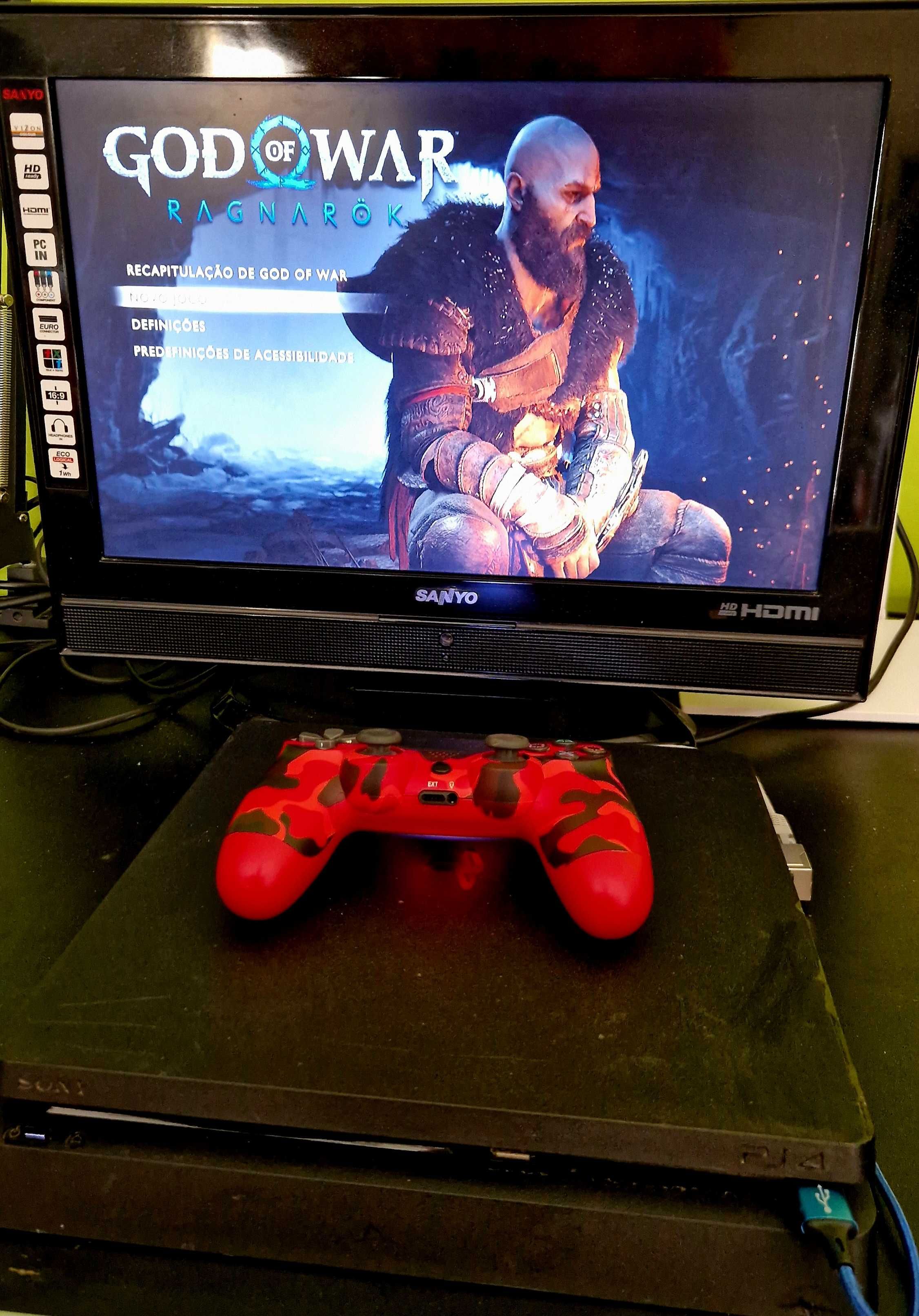 PS4 Slim 11.00 G O L D H E N  | 1 TB | Comando | Placa desenvolvimento