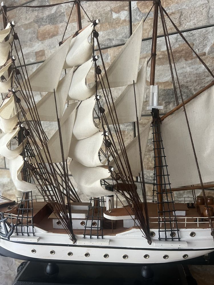 Antyk Replika model statyczny zaglowca szkoleniowego Gorch Fock