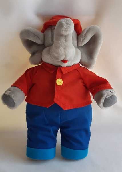 Игрушка мягкая Слон музыкальная, немецкий язык