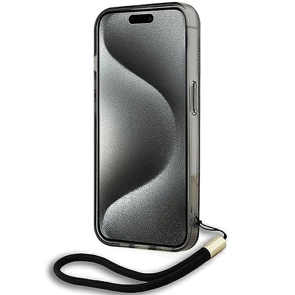 Etui Karl Lagerfeld IML Mono KL Pattern & Cord na iPhone 15 Pro Max -