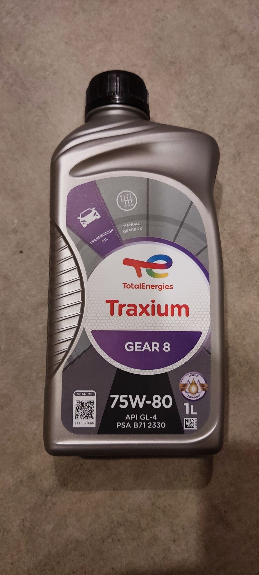 Total Traxium Gear 8 75W80 nowy olej przekładniowy