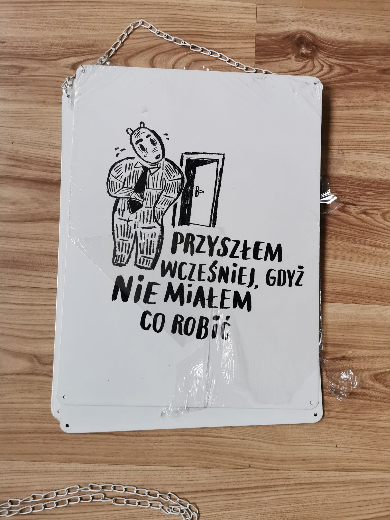 Metalowy plakat film Miś 40x30