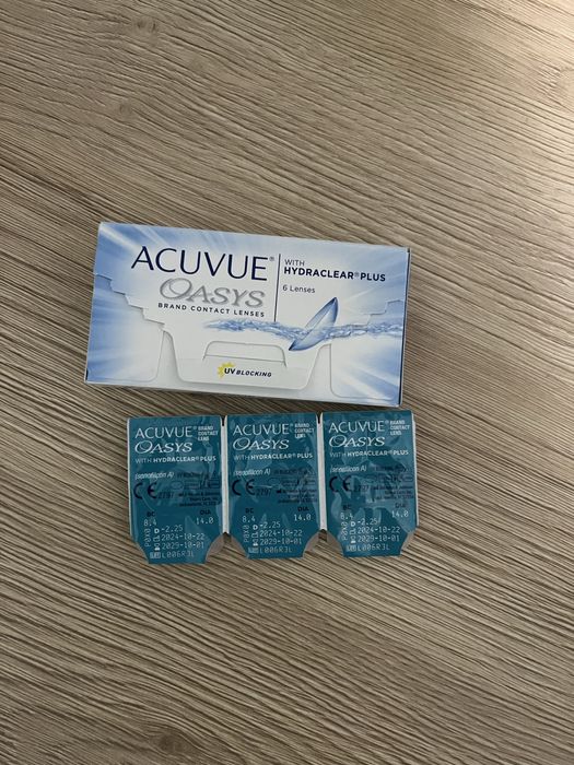 Soczewki kontaktowe Acuvue Oasis -2.25