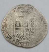 D, stara moneta escalin Nederlandy Holandia ok 1622 Philip IV starocie