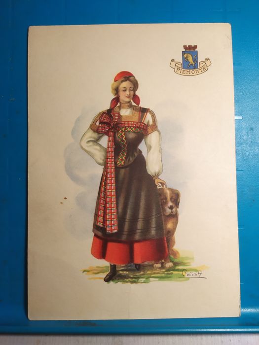 Колекційні вінтажні листівки Італія Carini 4 шт.