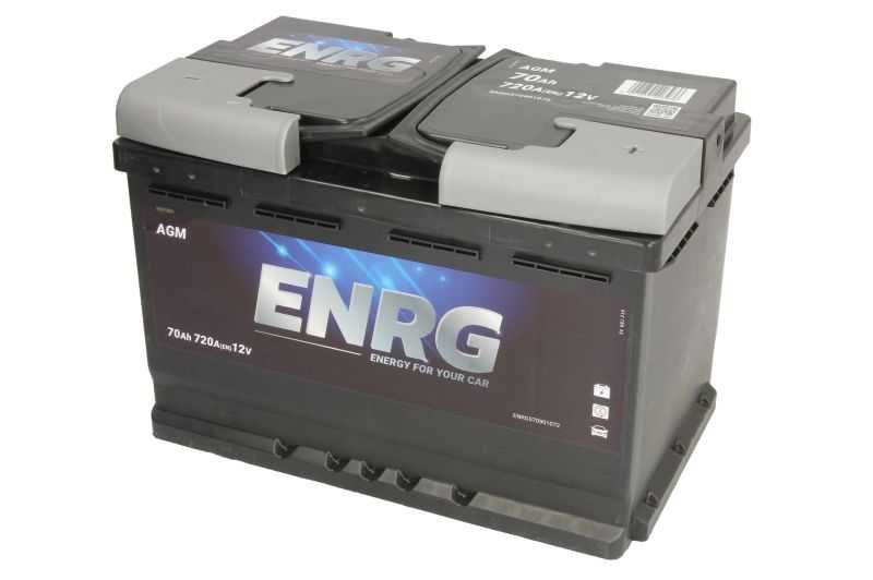 NOWY! Akumulator Rozruchowy 12V 70Ah 720A ENRG AGM Start&Stop