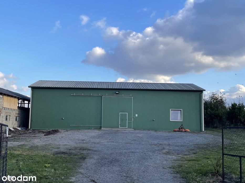 Hala magazynowa na działce 2,19 ha z dodatkowym bud. gos. 320 m2