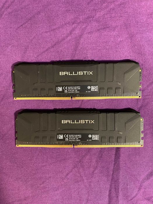 Pamięć RAM DDR4 Crucial Ballistix CL16 3600MHz 16GB (2x 8GB)