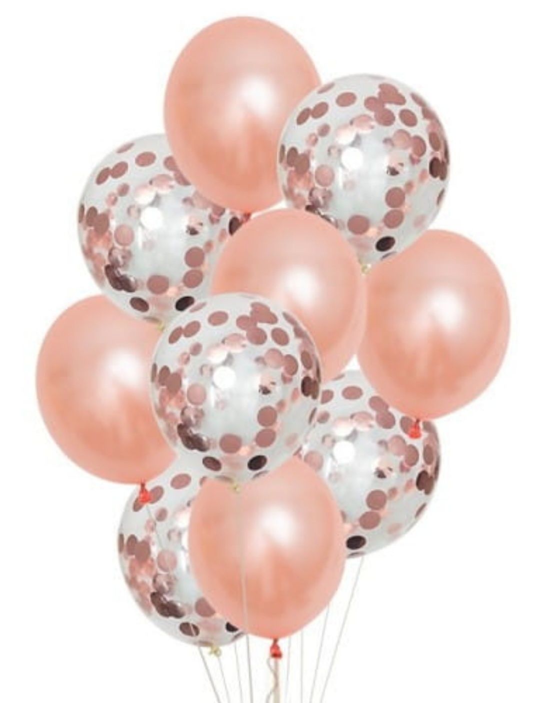 Zestaw balonów konfetti okazja urodziny rocznica