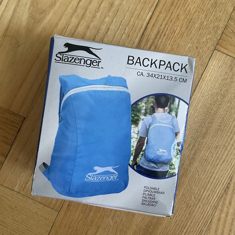 Plecak składany na wycieczkę do samolotu Slazenger nowy