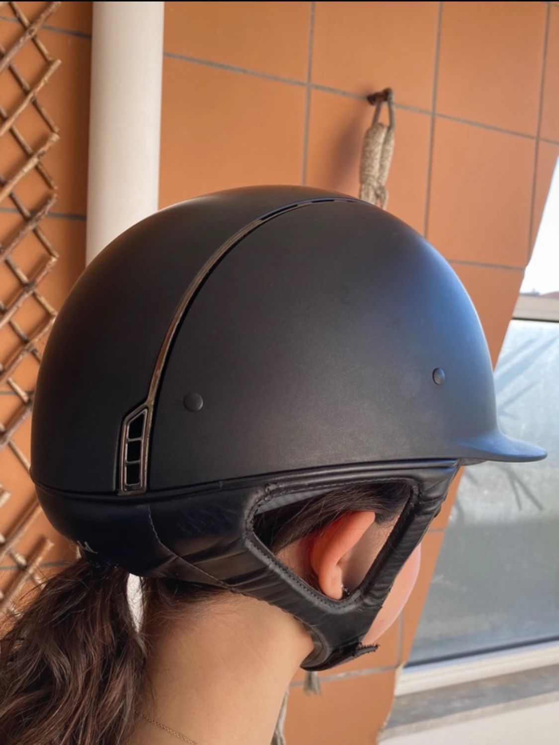Toque Equitação Samshield como novo. Com garantia