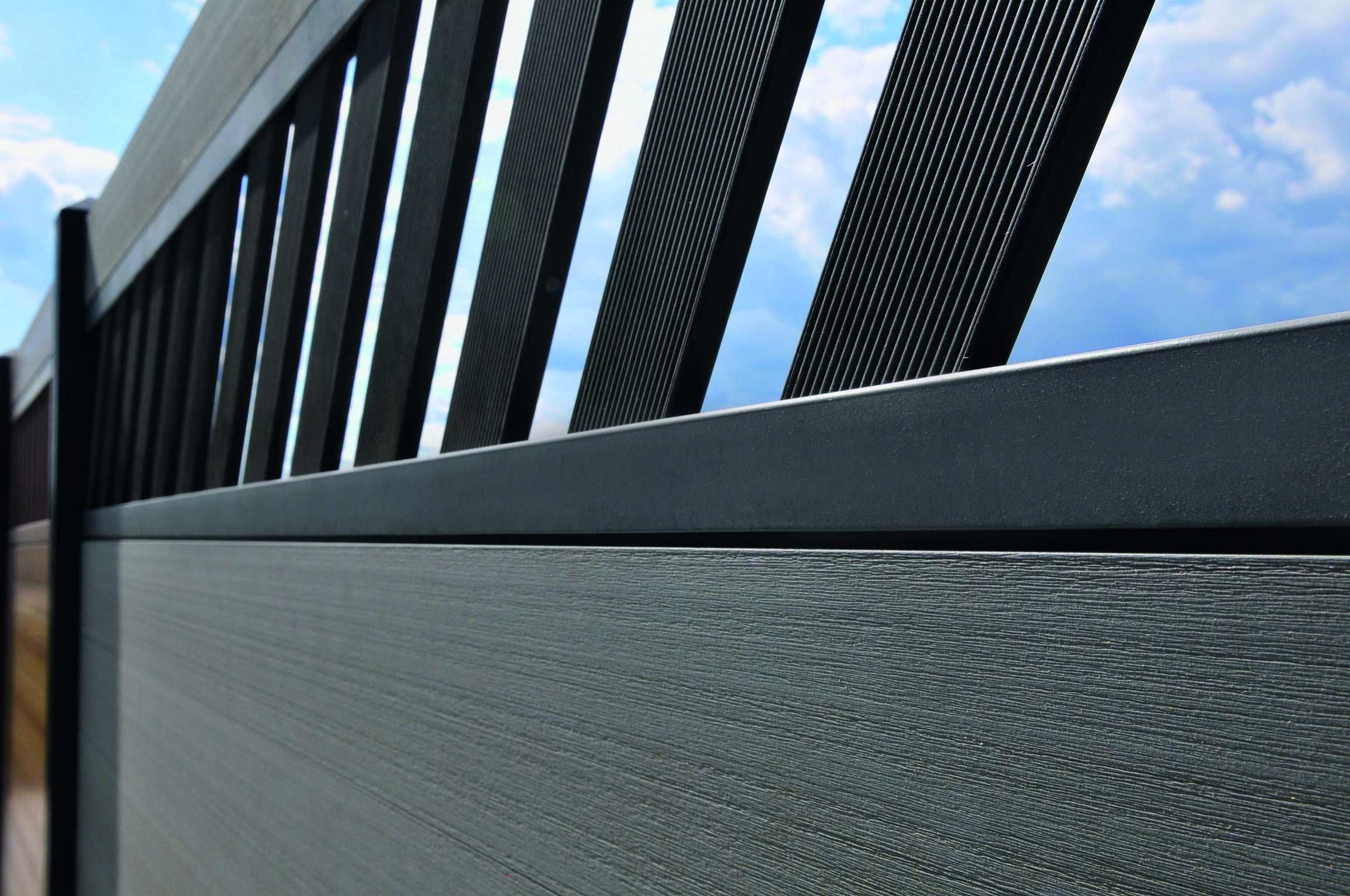 HARTIKA przęsło kompozytowe ogrodzenie PVC taras balkon płot pcv