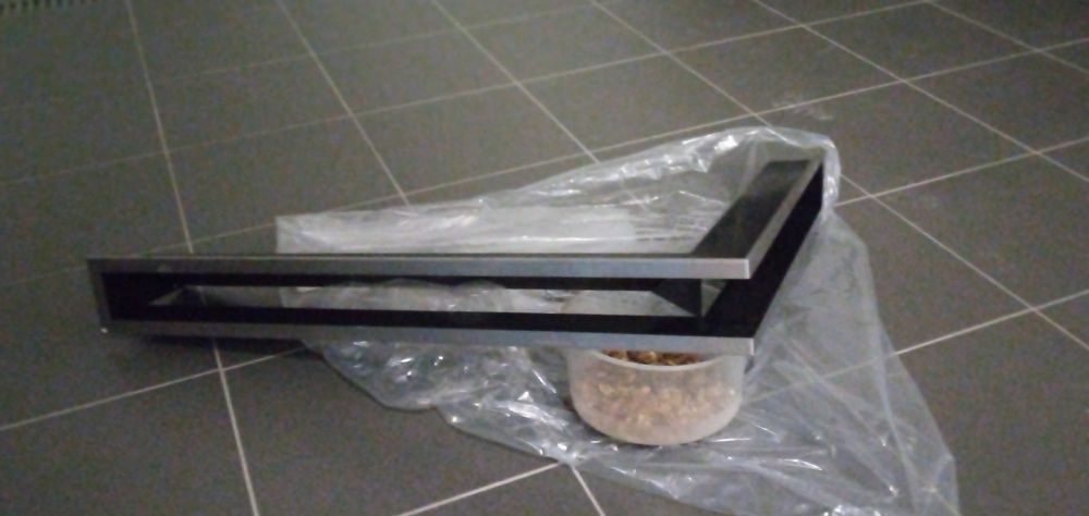 kratka kominkowa luft narożny prawy szlif Kratki