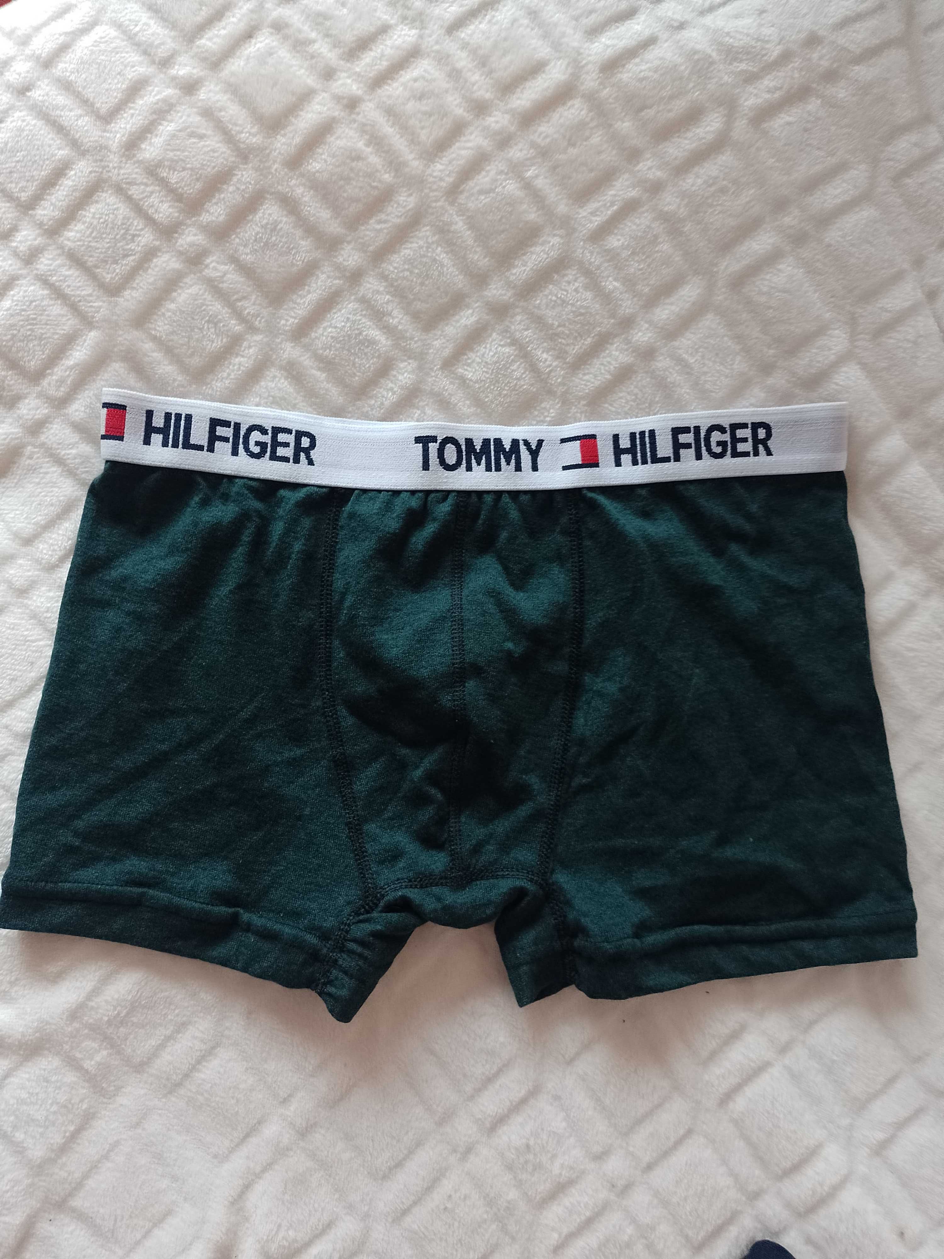 (L) Tommy Hilfiger/ Zielone Bokserki męskie