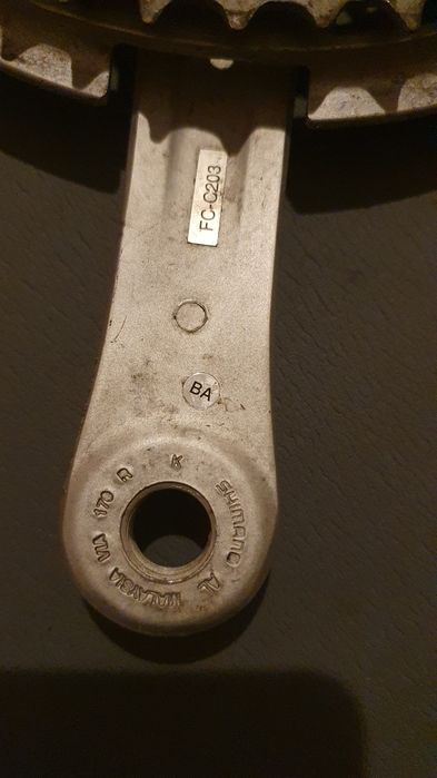 Mechanizm korbowy 3 rz Shimano C201 48/38/28t