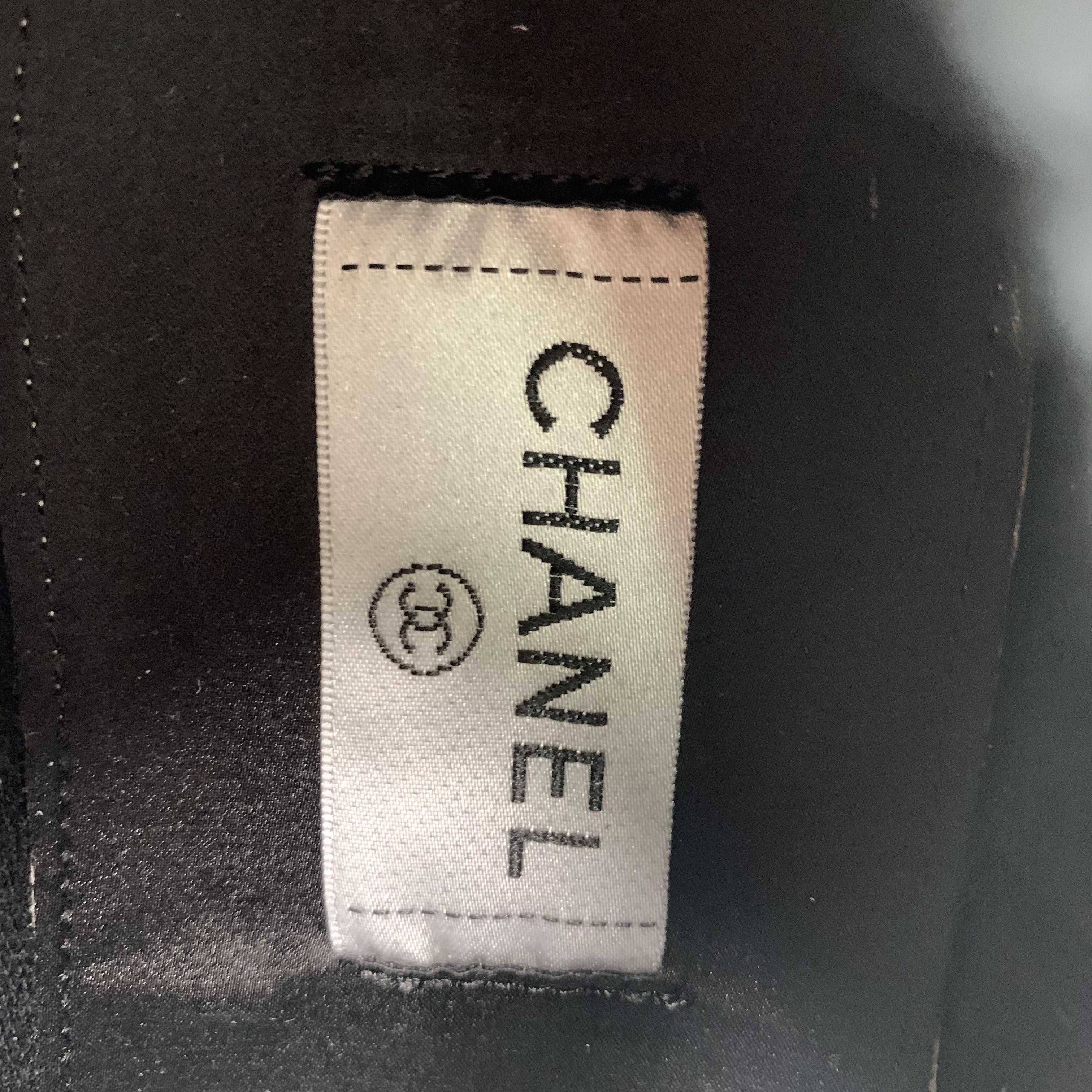 Кроссовки Chanel 22P Trainer White Black Кеды Шанель