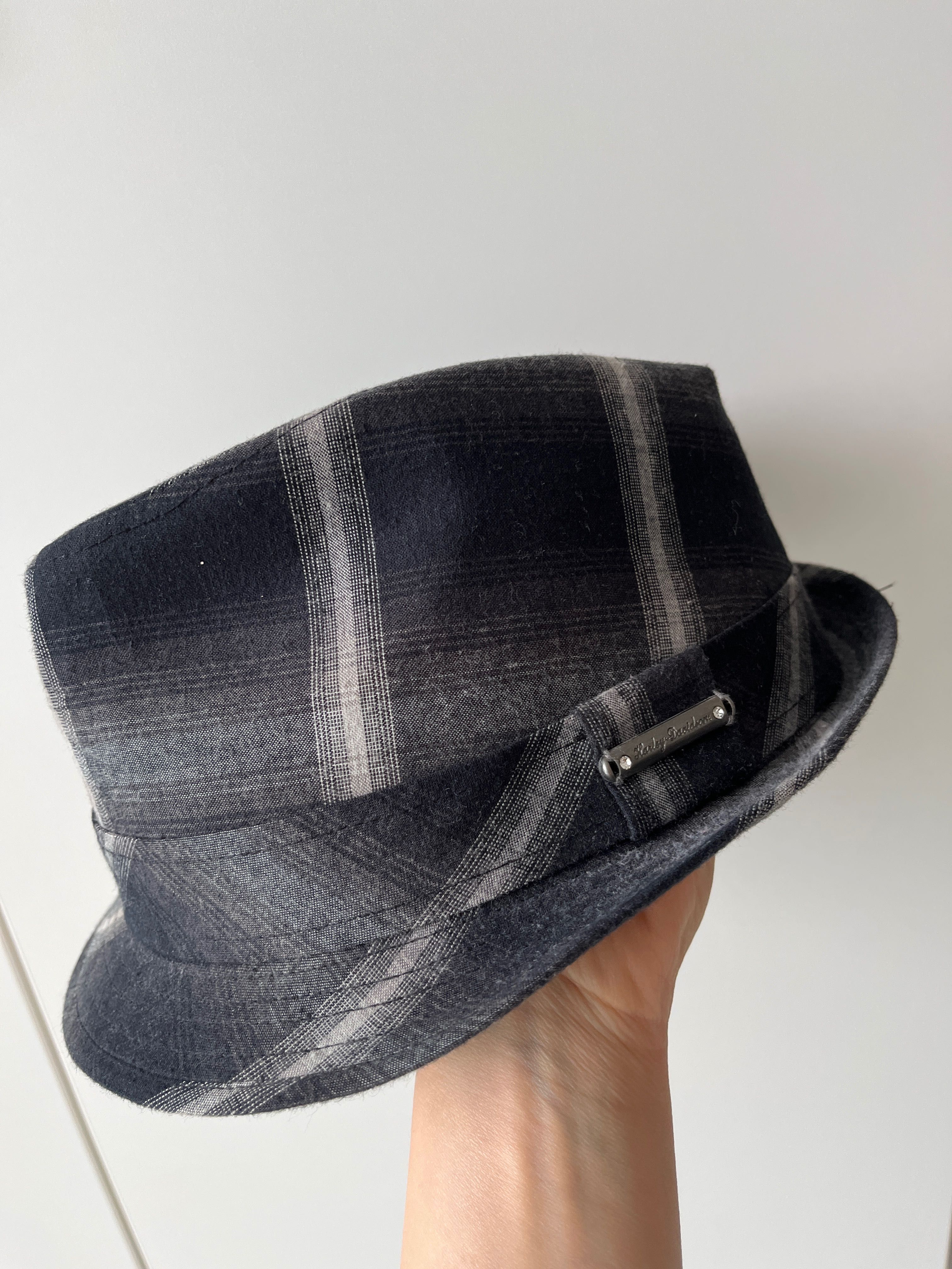 Kapelusz Harley Davisdon Fedora hat crystals logo, unisex S