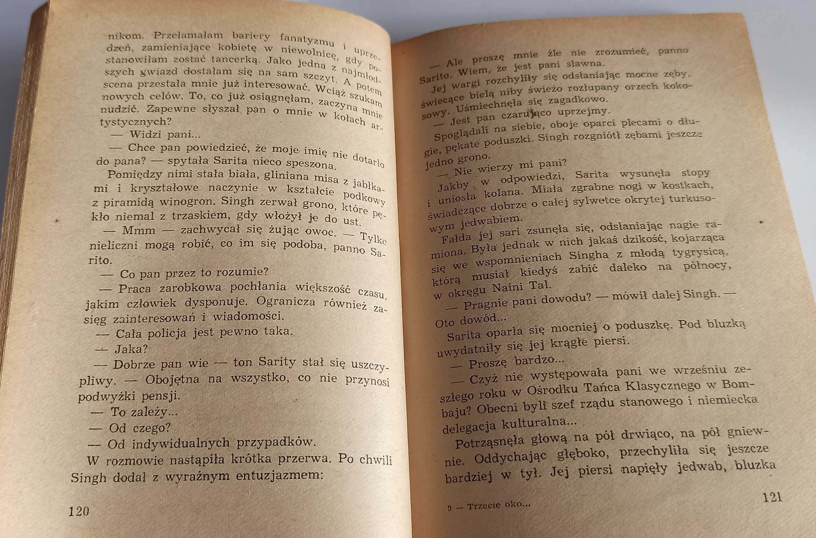 Kedar Nath Trzecie oko Boga Siwy kryminał sensacja thriller wyd. 1969