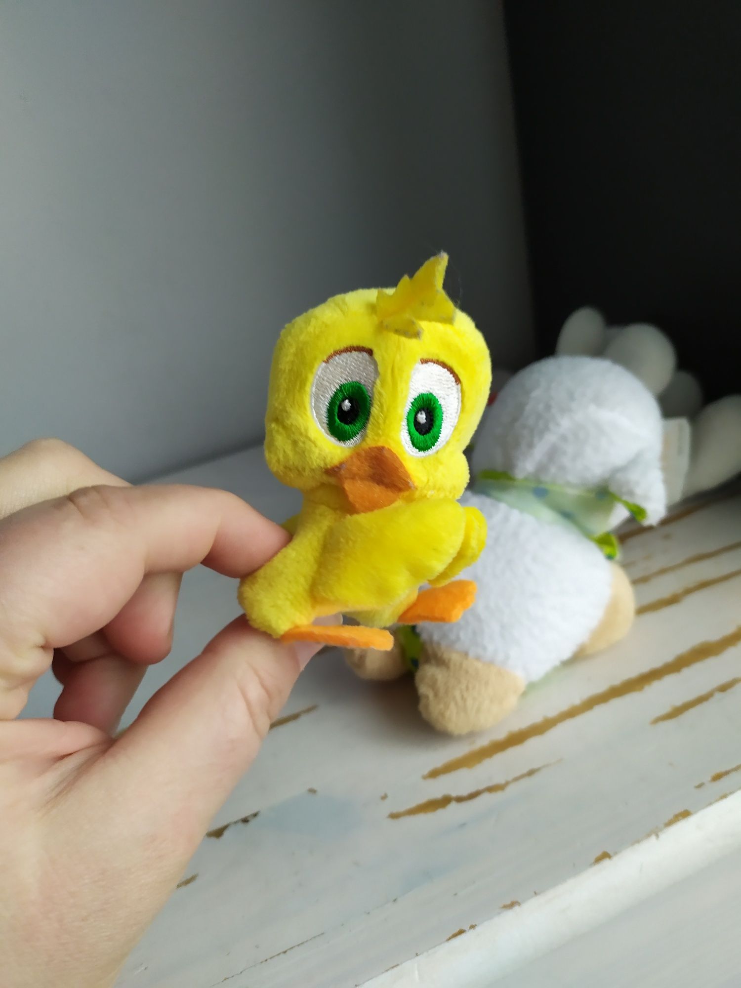Zestaw 3 malych maskotek - Tweety, owieczka, miś Coca Cola