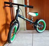 Rowerek biegowy czarno-zielony