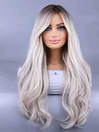 Blond peruka ombre