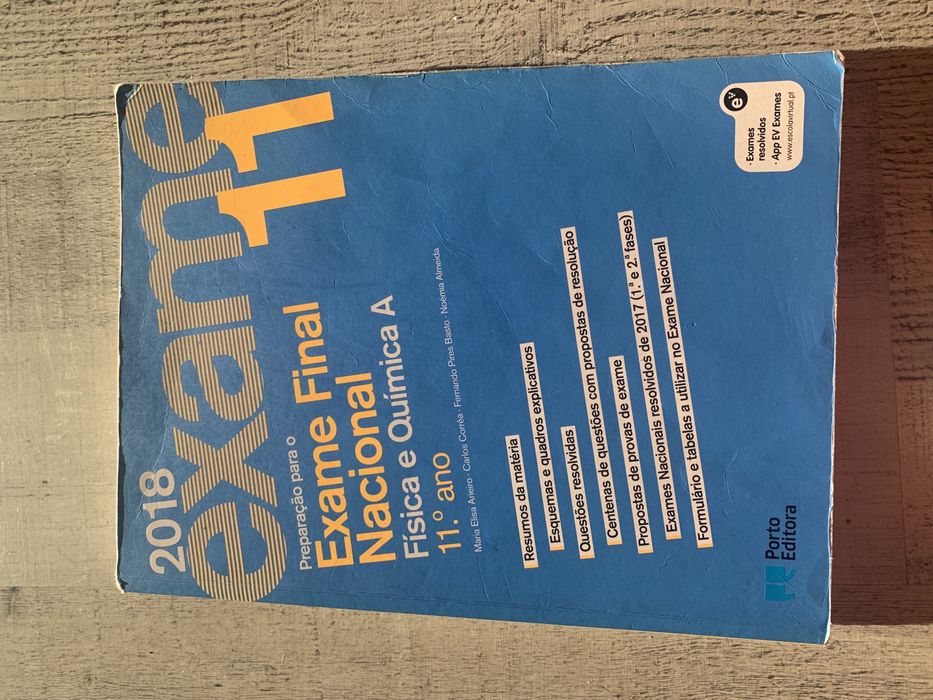 Livros preparacao para exame nacional -Porto editora