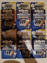 6x maszynki do golenia Gillette blue 3 comfort