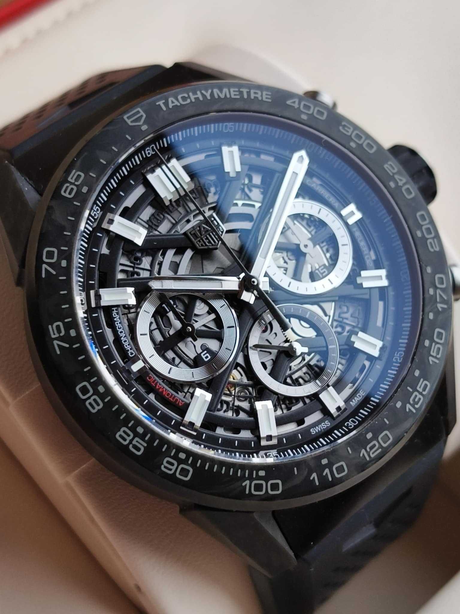 TAG Heuer Carrera Calibre Heuer 02 45mm Carbon / Tytan / 2022r