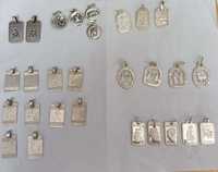 Pingentes para colar ou pulseira de Signos em prata 925
