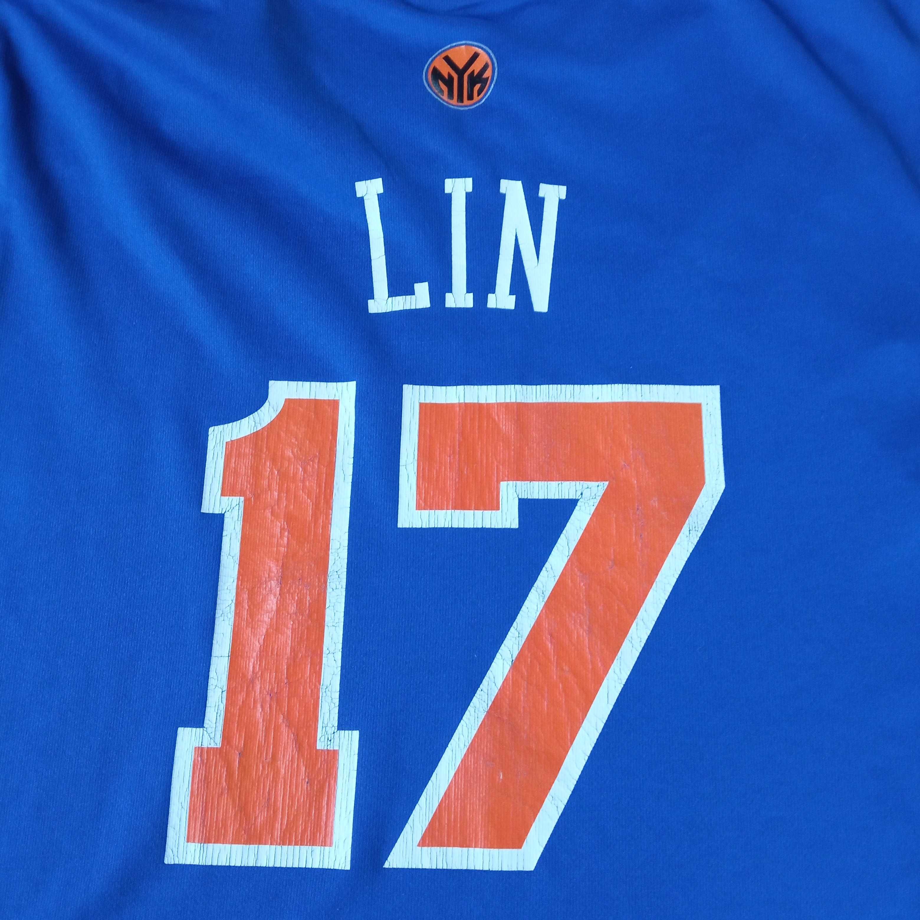 Koszulka NBA New York Knicks Jeremy Lin Basketball Adidas Rozmiar L