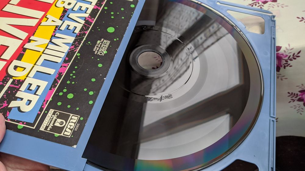 CED VideoDisc Видеовинил Steve Miller Band Live!  1983