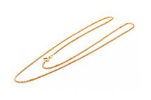 Długi Złoty Łańcuszek - Splot KOSTKA - 14K - 8,11g - WEGAR - KRAKÓW