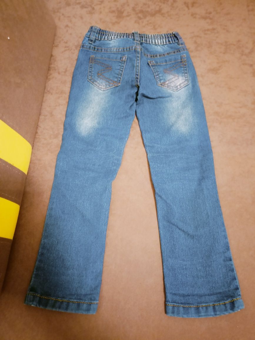 Jeansowe spodnie rozm 104