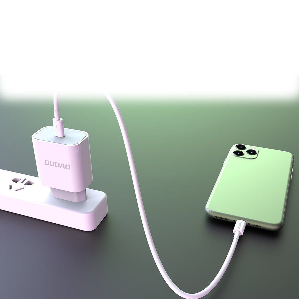 Szybka Ładowarka Sieciowa Usb Typ C + Kabel Usb Typ C Lightning 1M