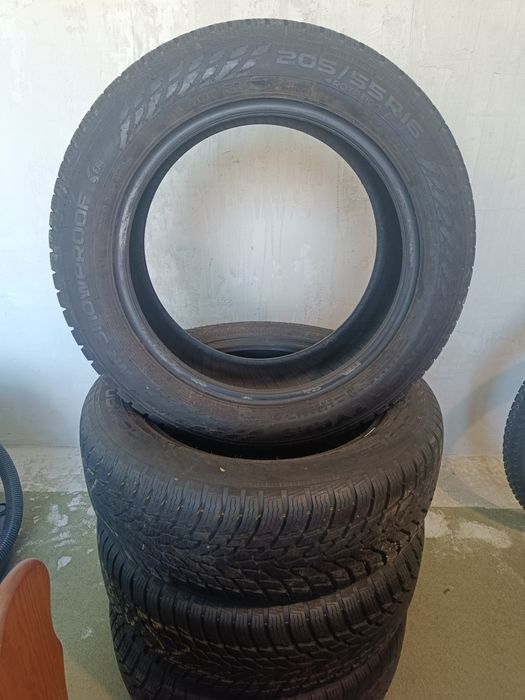 Opony zimowe komplet opon zimowych Nokian 205/55R16 91H 2021 7,5mm 8mm