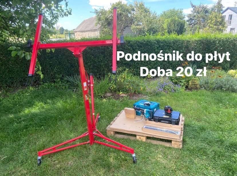 Wypożyczę podnośnik do płyt g-k/ wkrętarkę/ laser