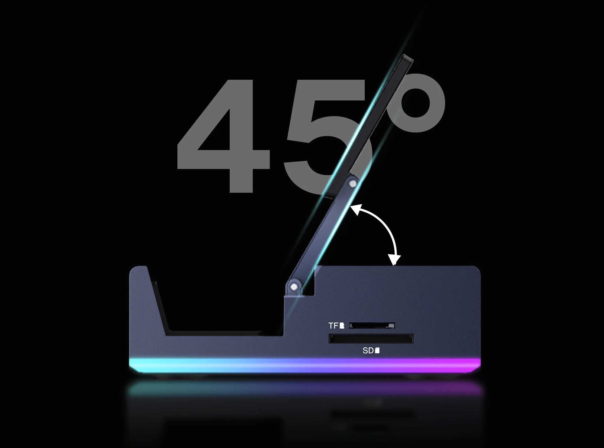 iVANKY 1 stacja dokująca do gier z oświetleniem RGB 4K 120Hz USB 3.2