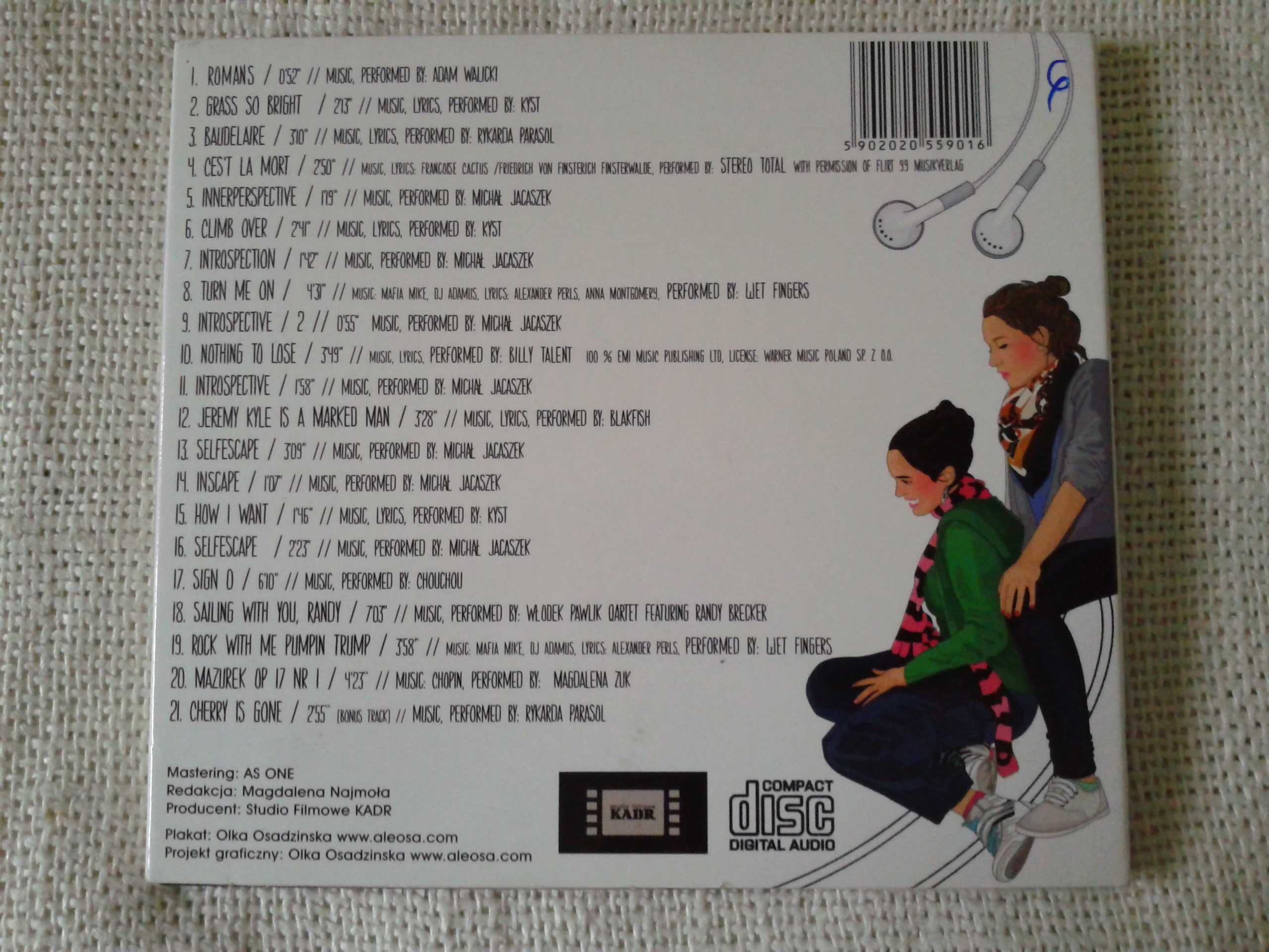 Sala Samobójców   muzyka do filmu  CD