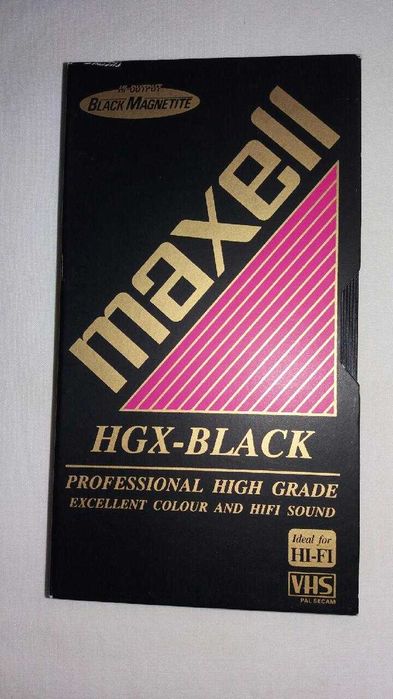 Kaseta VHS Maxell HGX-Black