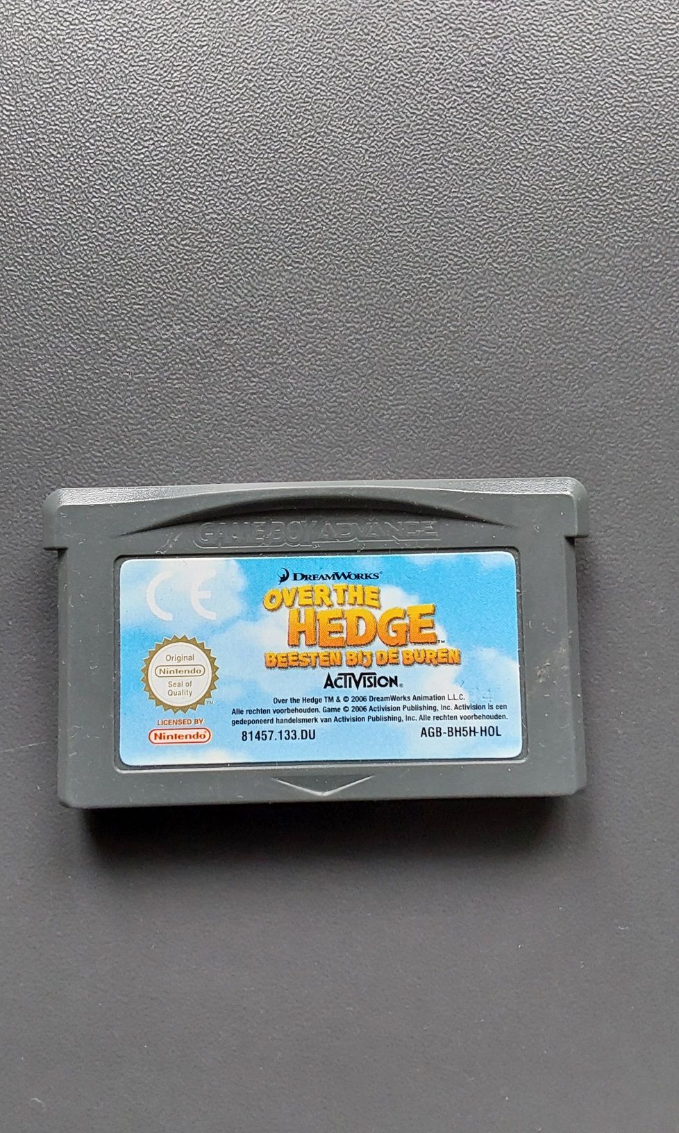 Over the hedge gameboy advence