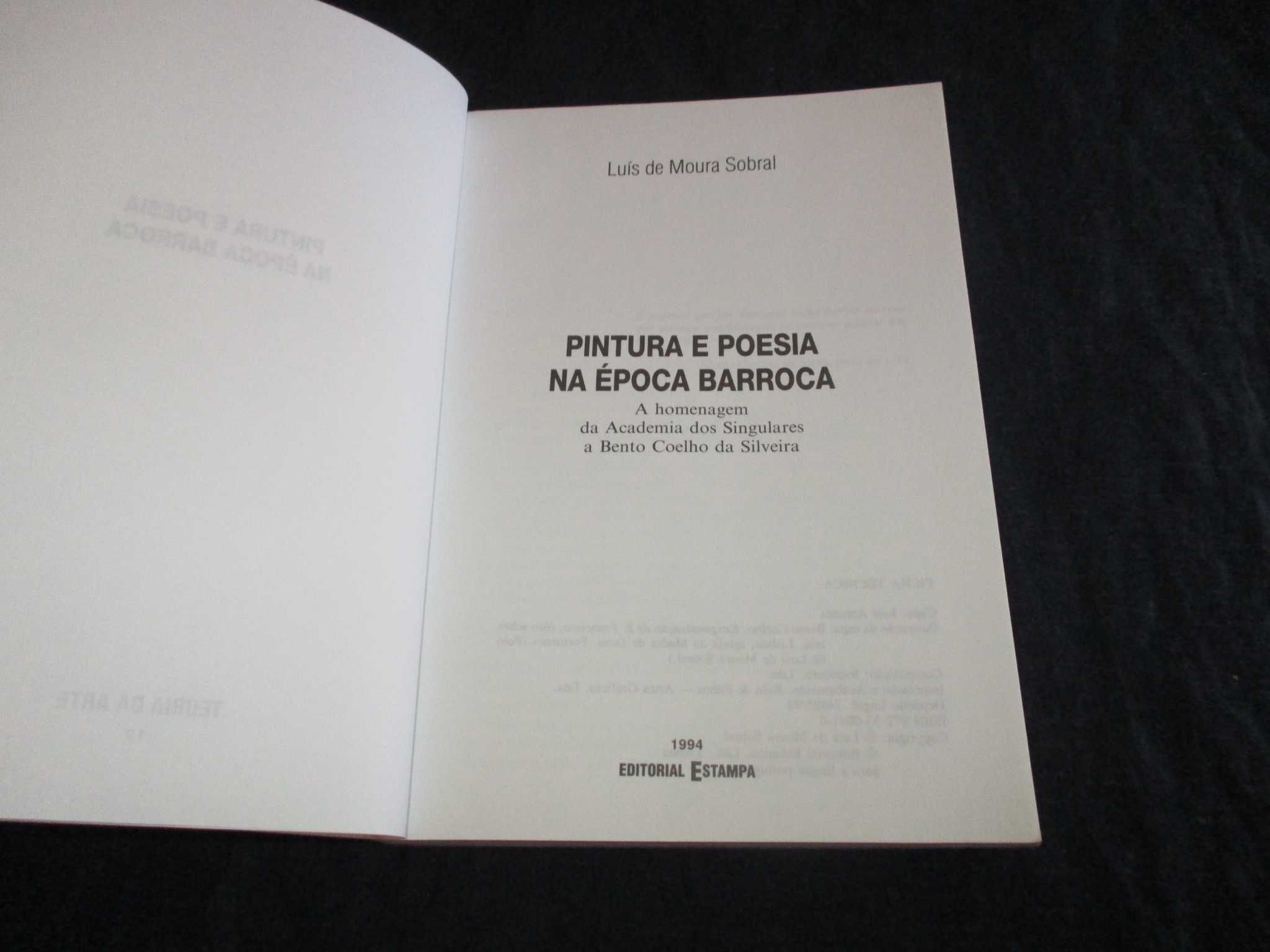 Livro Pintura e Poesia na Época Barroca