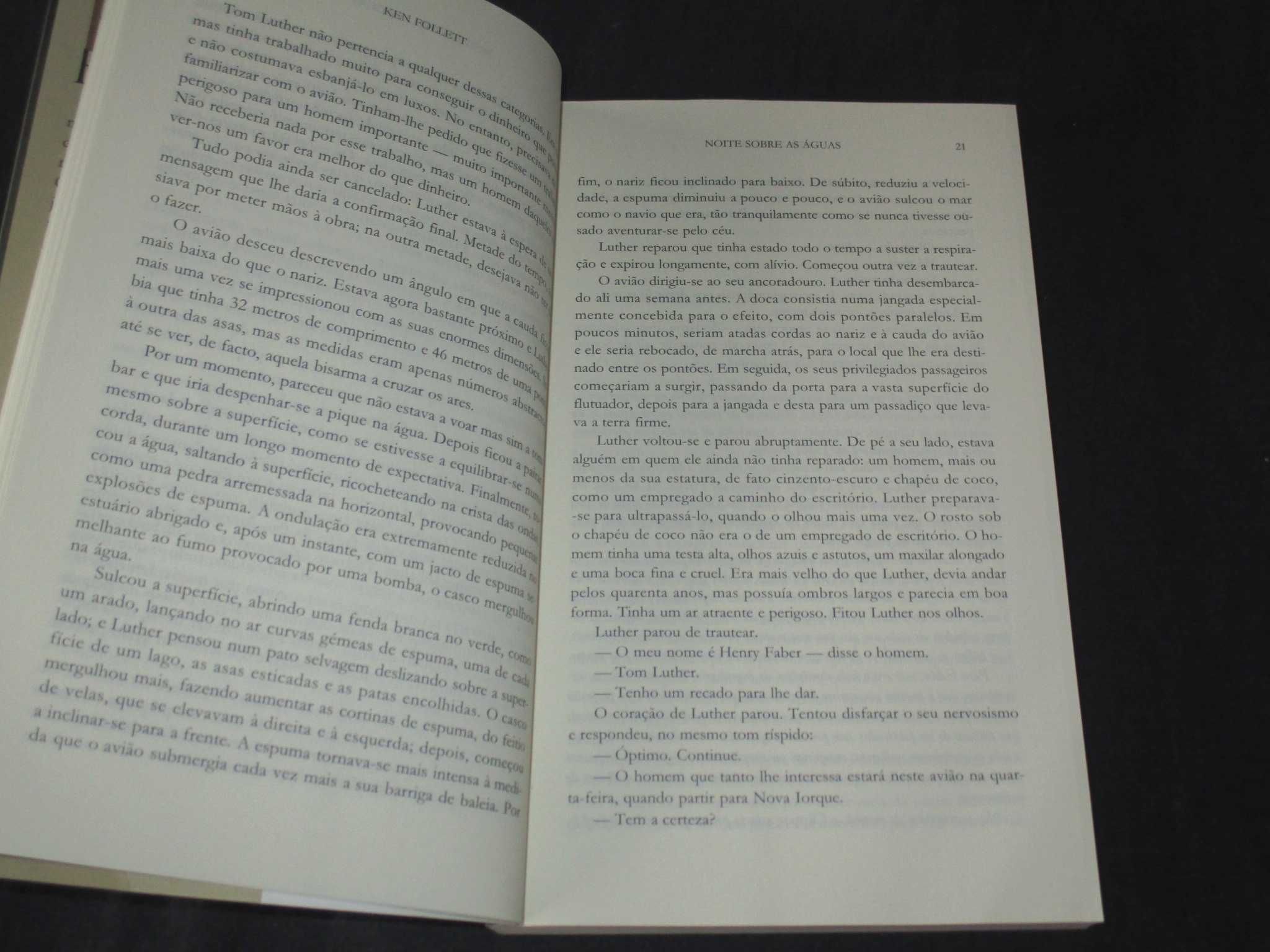 Livro Noite sobre as águas Ken Follett